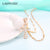 Elegant Gold Color Cross Pendant Necklace
