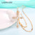 Elegant Gold Color Cross Pendant Necklace