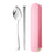3pcs/set Cutlery Set Travel Portable Kitchen Tableware