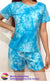 Sky Blue Dye Shirt Terno