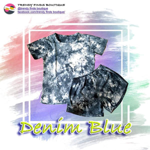 Denim Blue Dye Shirt Terno