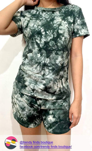 Moss Green Dye Shirt Terno