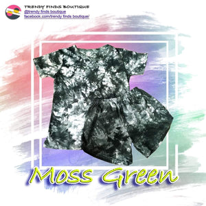 Moss Green Dye Shirt Terno